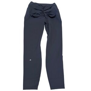 Halara BBL W/ Scrunch Tummy Control High Waisted V-Back Leggings Black NWT Small